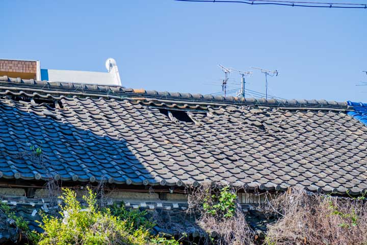 屋根からの雨漏り修理